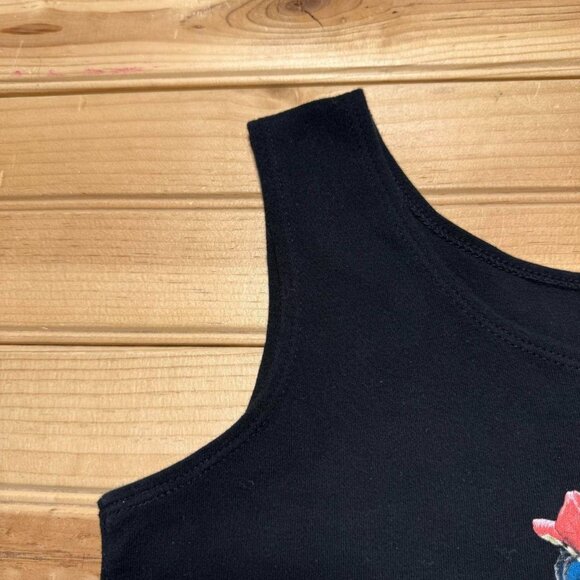 Vintage 2005 Harley Davidson Denali Wasilla Alaska Floral Edgy Tank Top - Medium - Picture 3 of 8